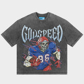 Godspeed End Zone Tee Grey Wash