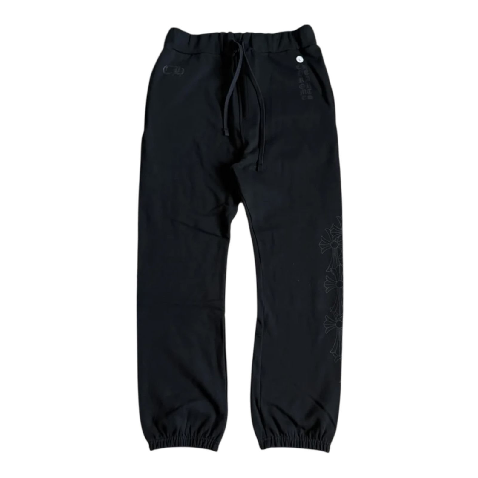 Chrome Hearts Miami Exclusive Cemetery Vertical Logo Sweatpants