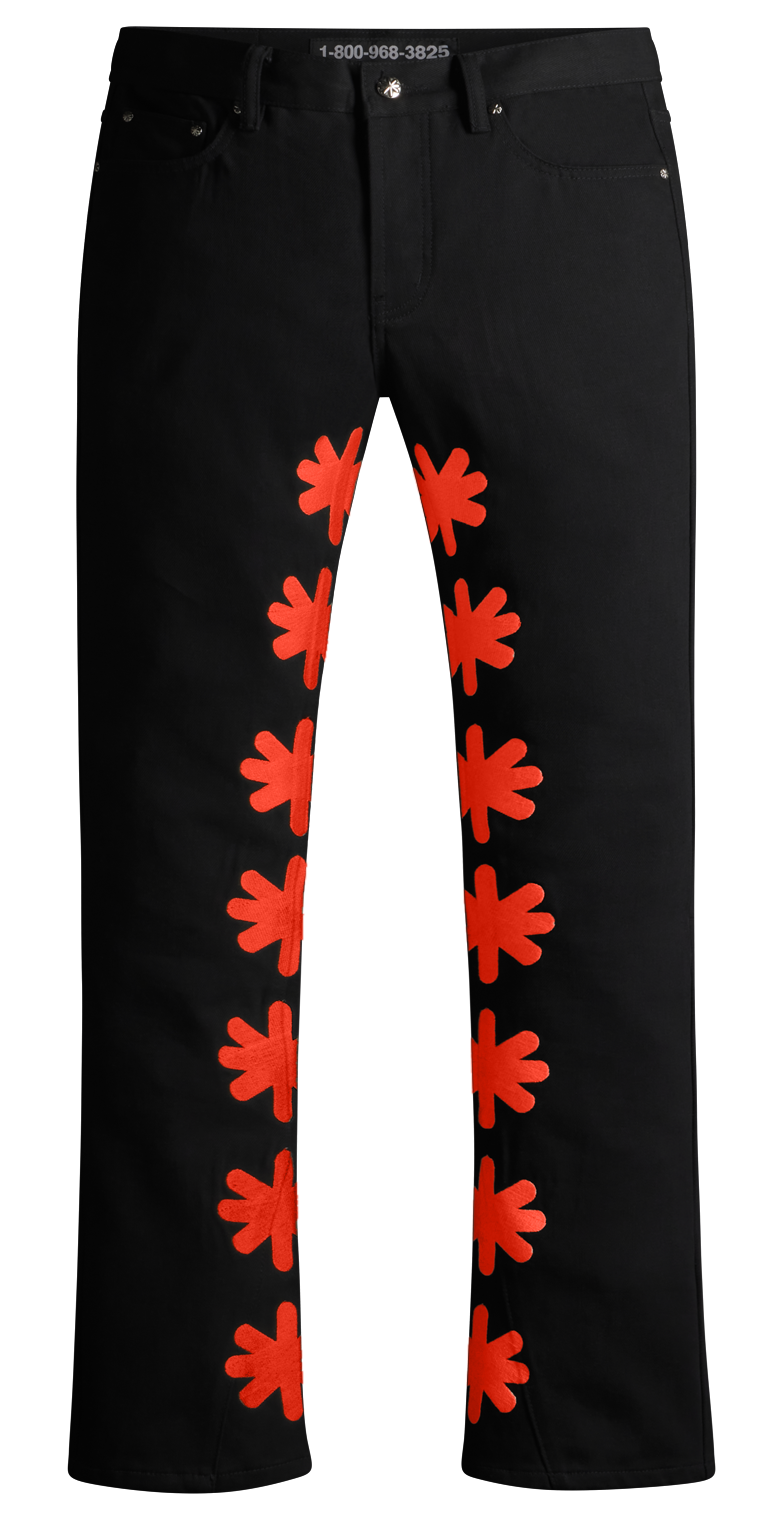 Lost Shdws Drkshdws Denim Pant (RED)