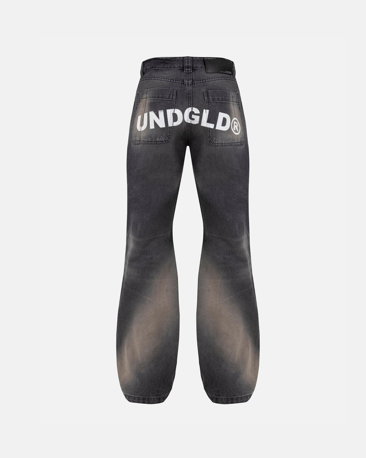 Undergold (W) Basics Destroyed Wide Jean Vintage Black