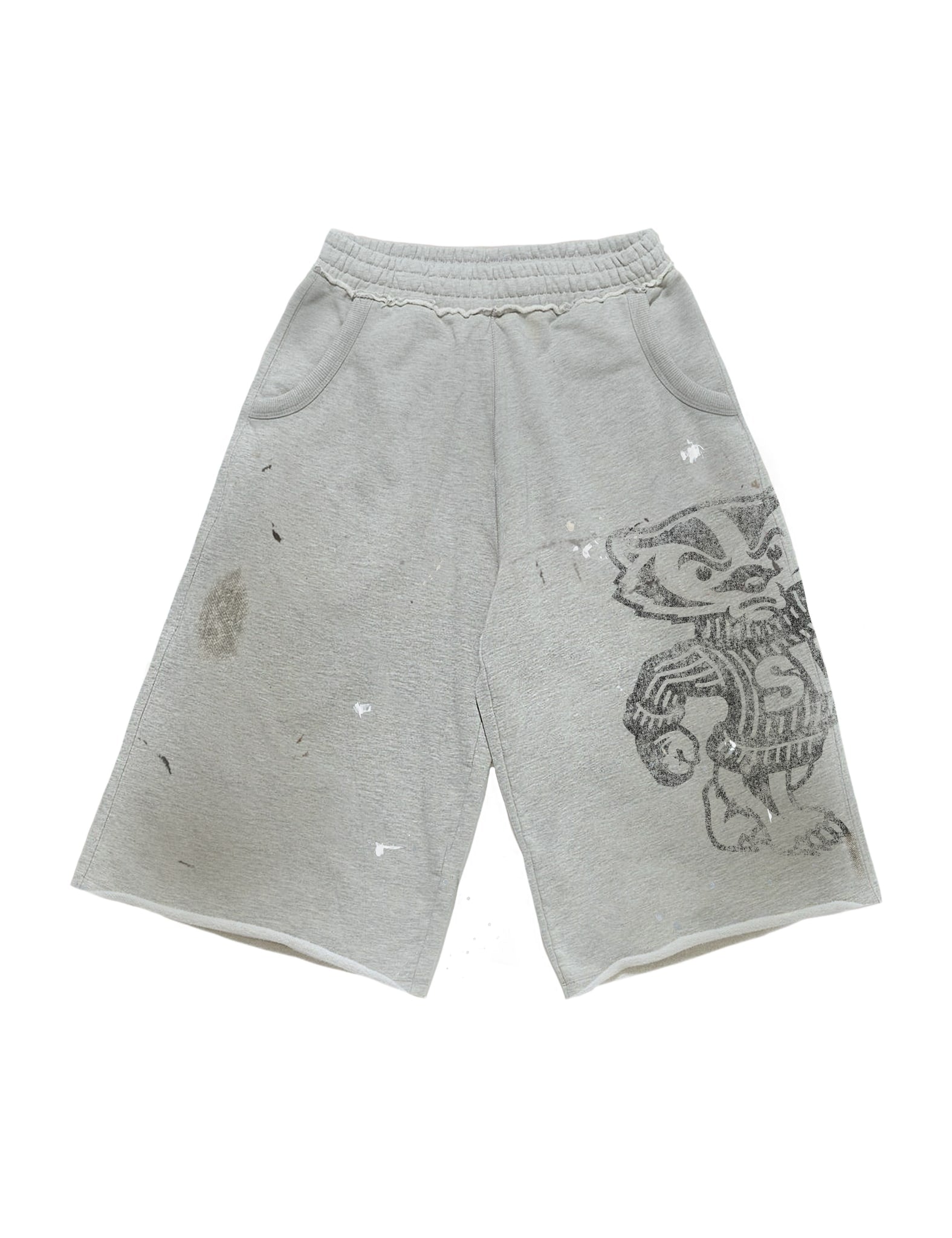 Saint Vanity Black Bagers Long Shorts