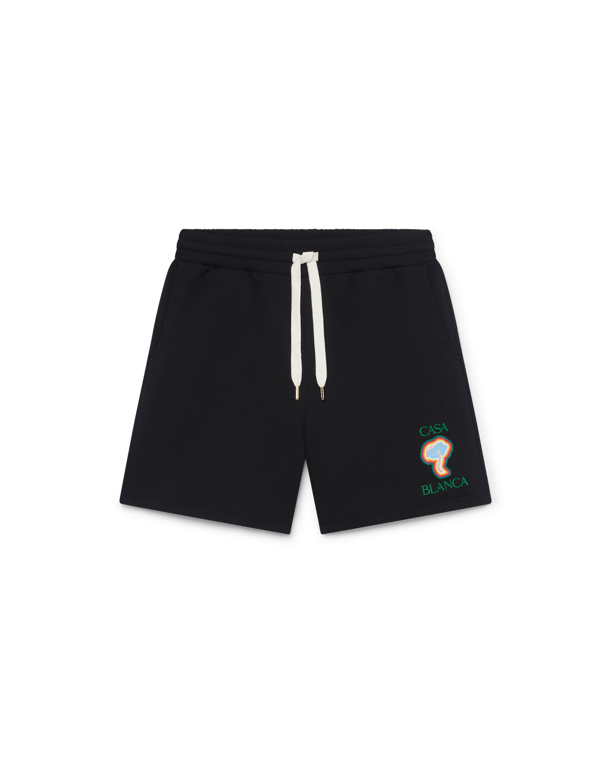 Casablanca Rainbow Mushroom Sweatshorts Black