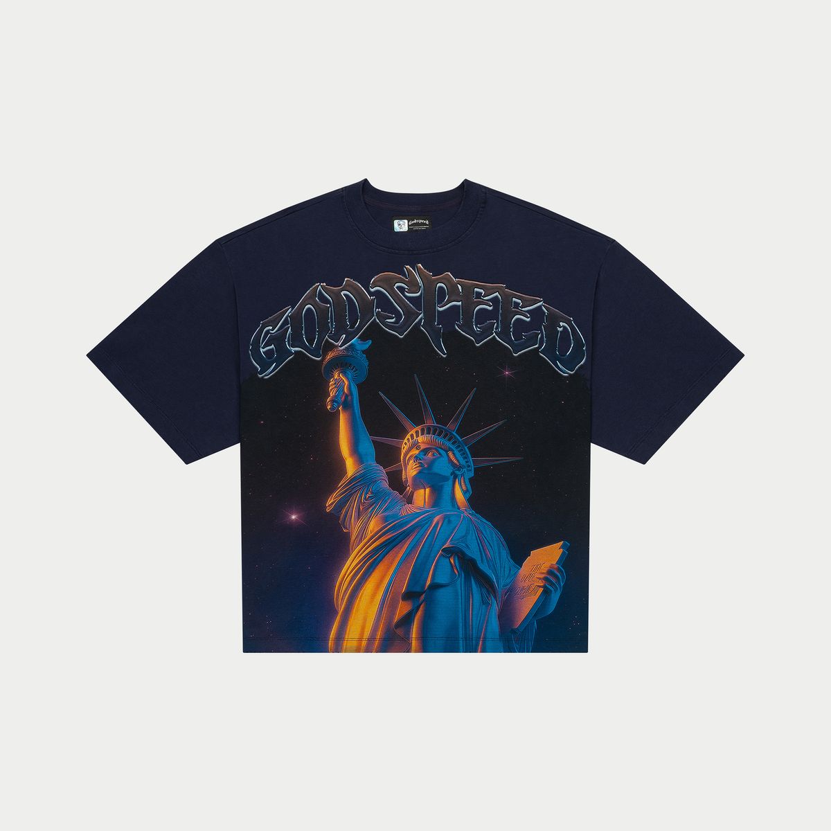 Godspeed Purple City Tee Navy