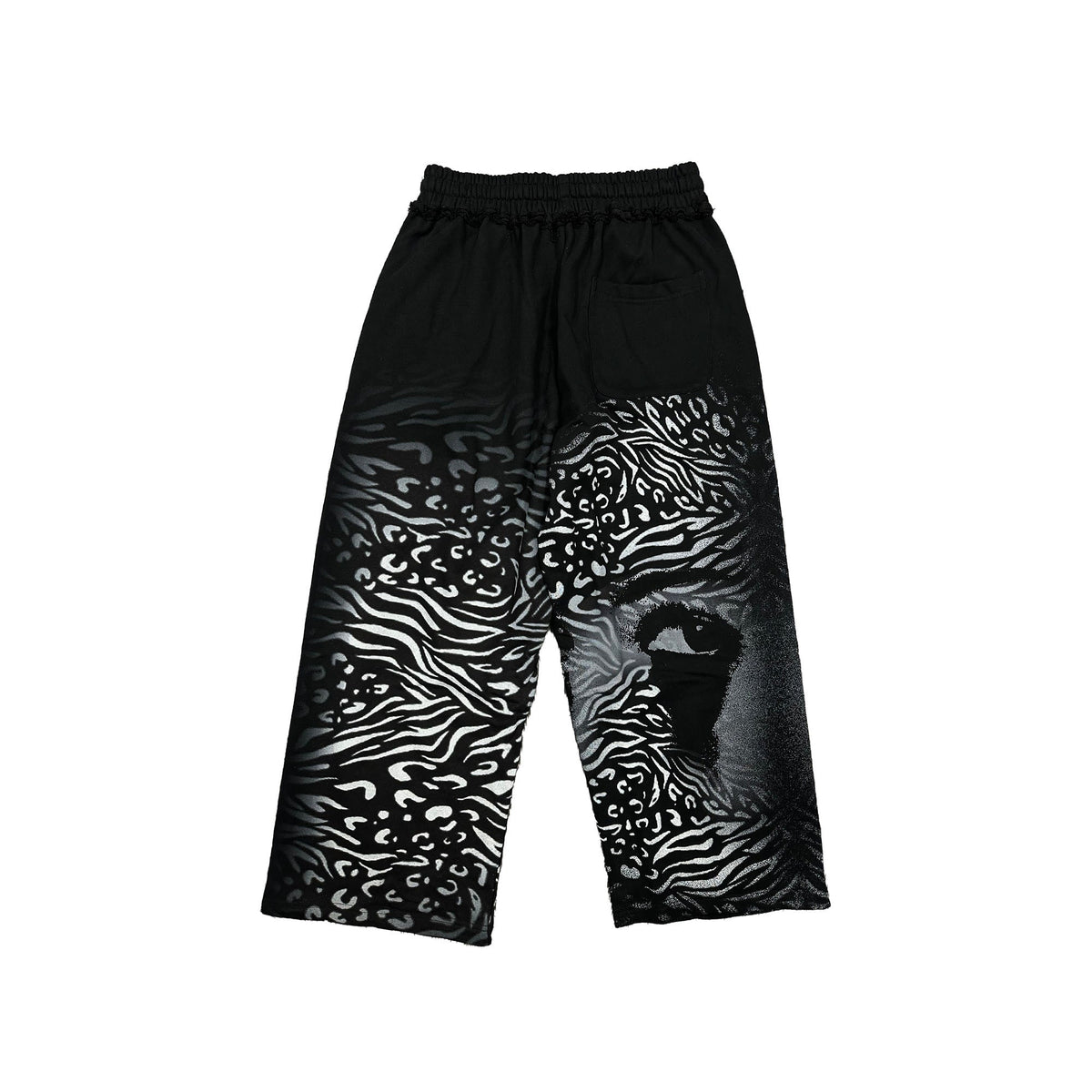 Mixed Emotions Black Striped Sweatpants
