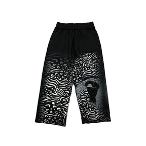 Mixed Emotions Black Striped Sweatpants