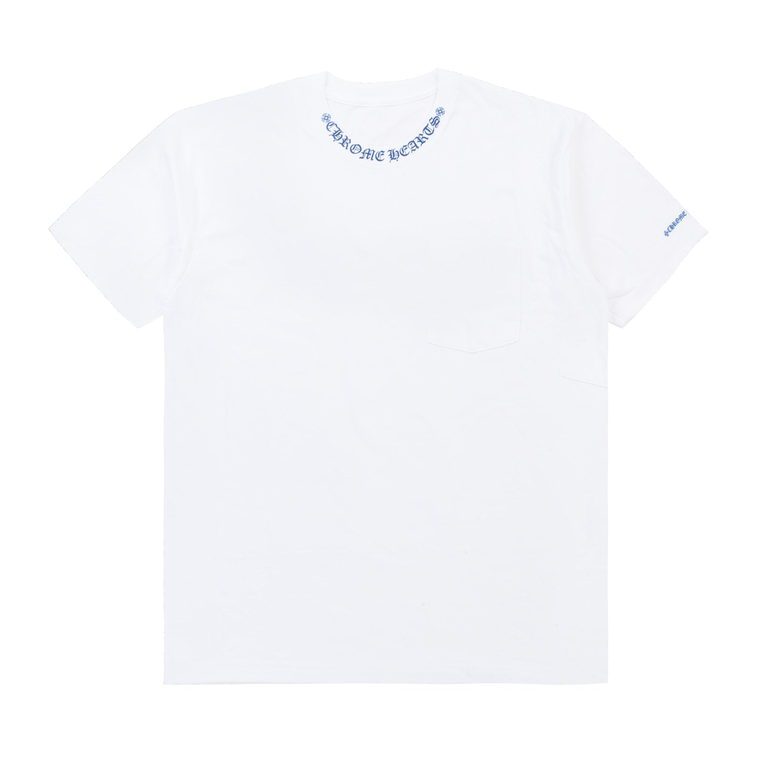 Chrome Hearts Blue Neck Letter Tee