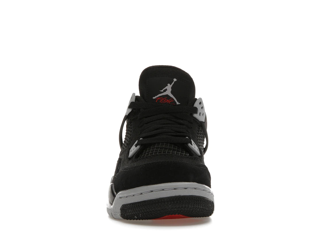 Jordan 4 Retro Black Canvas (GS)