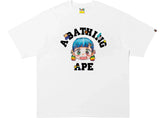 BAPE x Mr. College Tee White