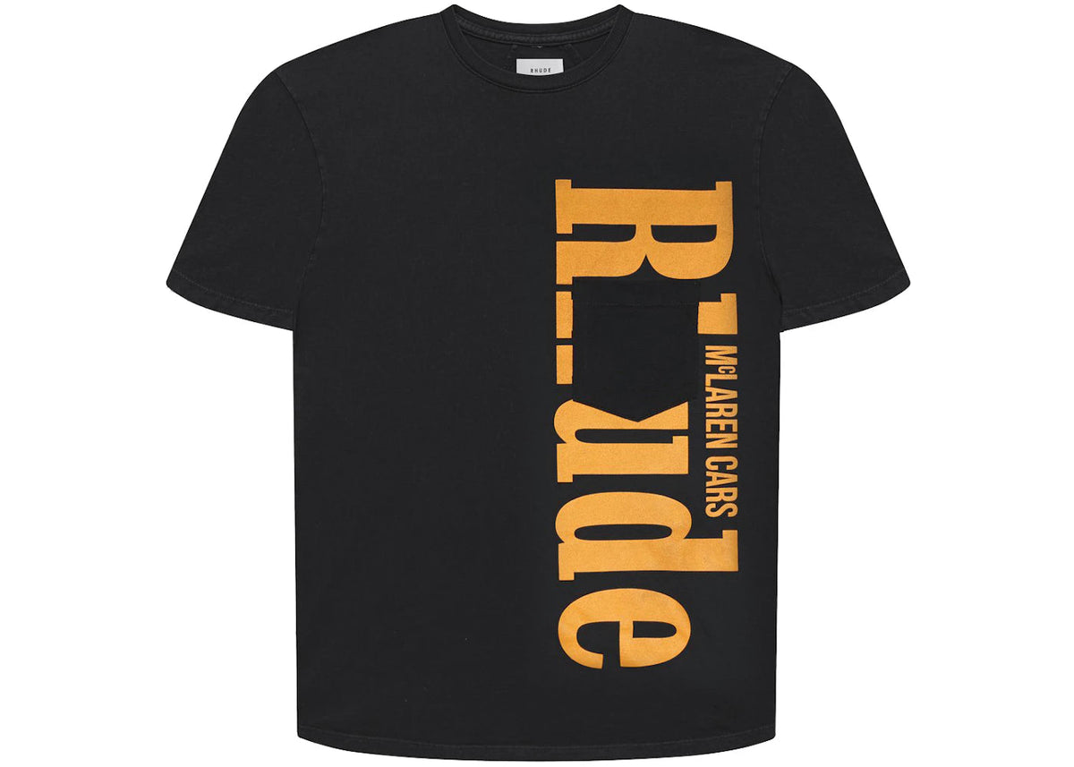Rhude Logo Pocket Tee Black