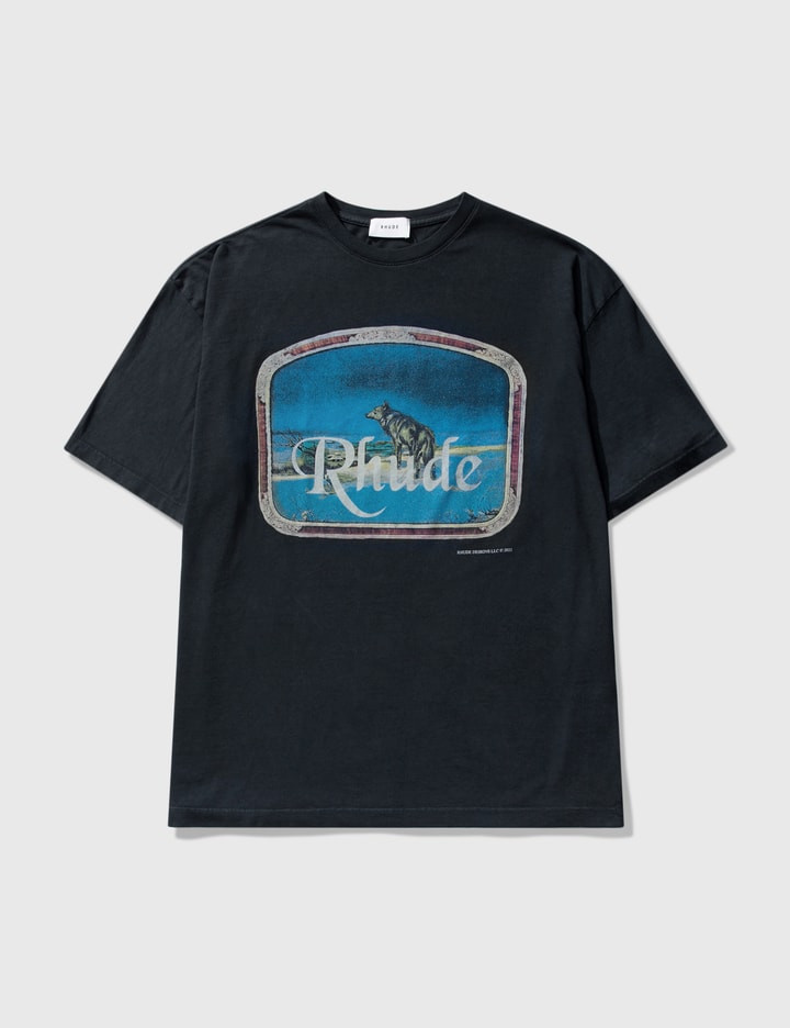 Rhude Lone Wolf Tee Black