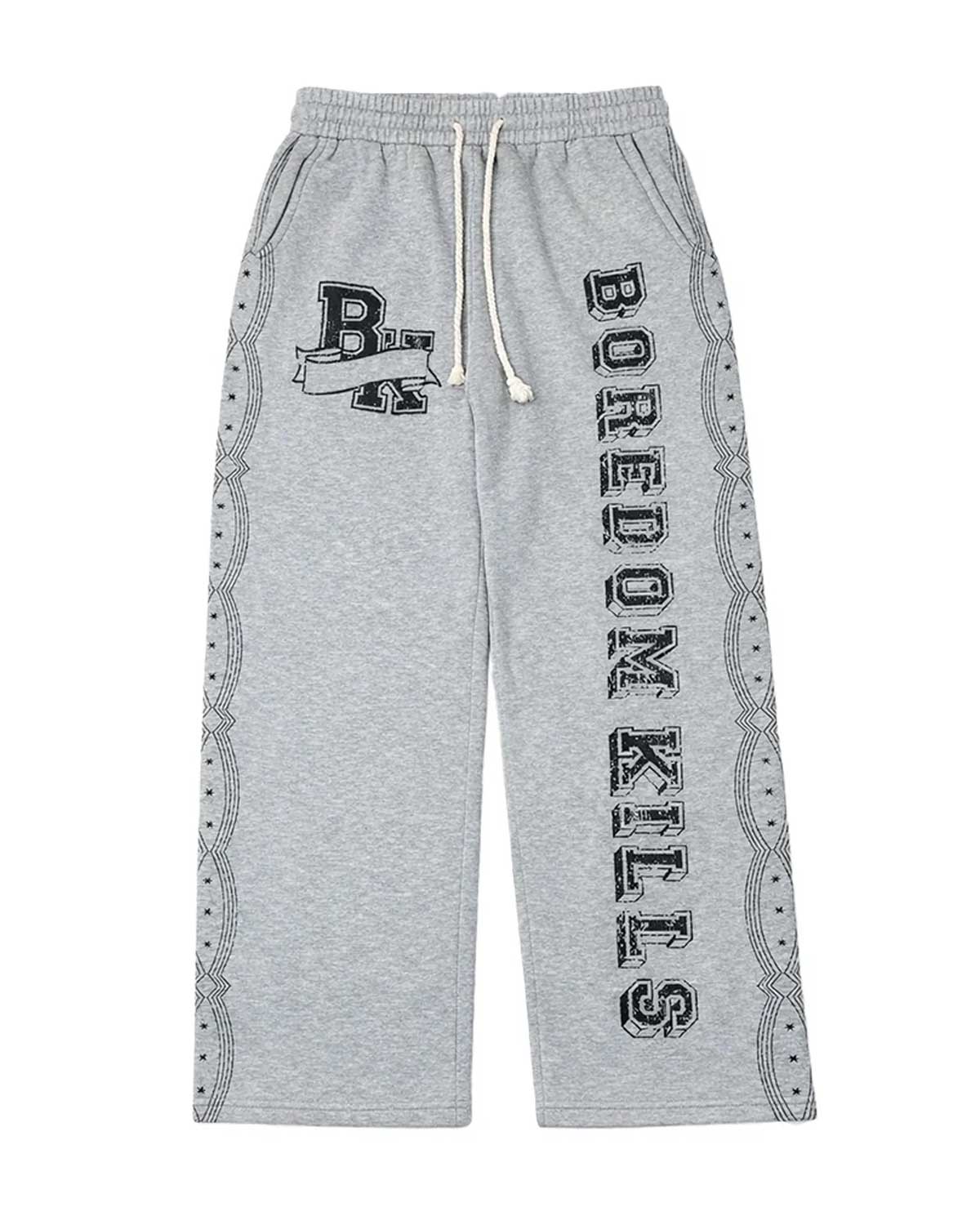 Boredom Kills Collegiate Sweatpants Grey/Black