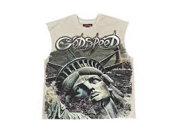 GODSPEED Sunken Liberty 2 Sleeveless Tee Slate Grey