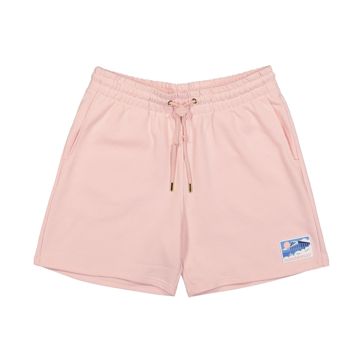Casablanca Greek Temple Rubber Patch Short Pink