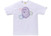 BAPE Ape Head Firework II Tee White