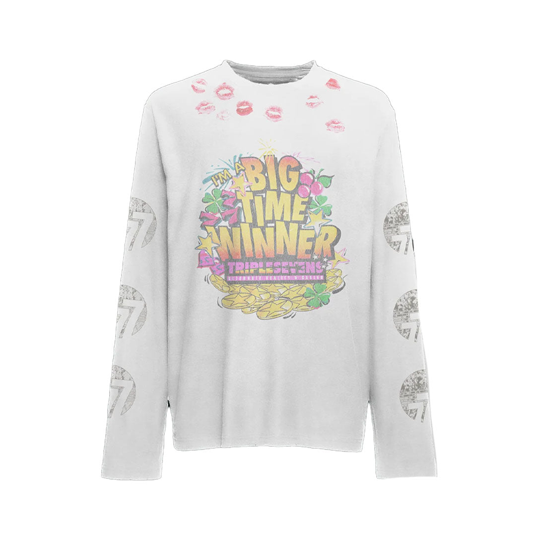 Triple Sevens Lucky Kiss Tee White