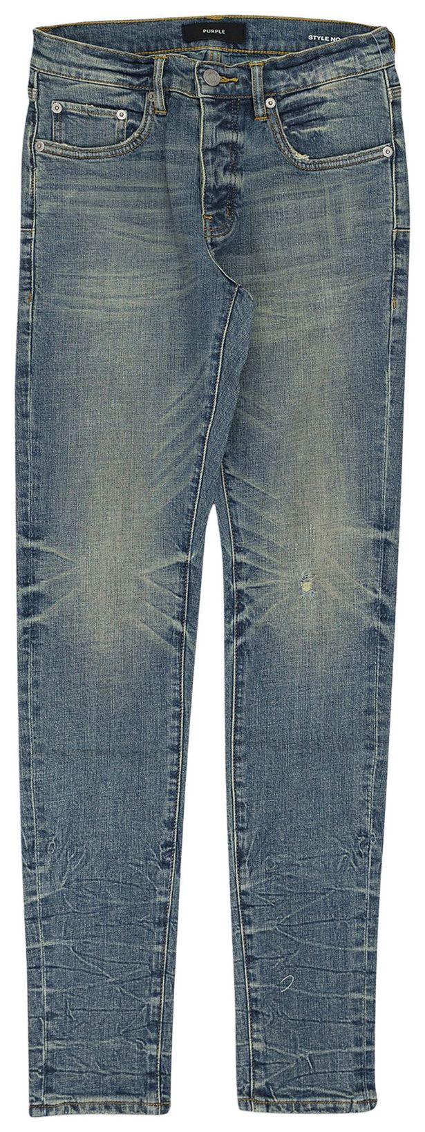 Purple Brand Tinted Mid Indigo Blue Jeans