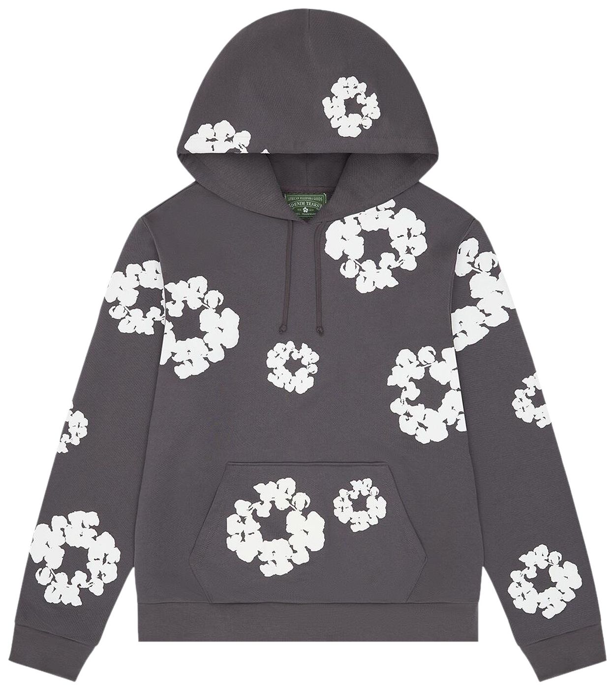 Denim Tears Cotton Wreath Hoodie 'Charcoal'