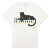 Rhude Panther Tee Cream