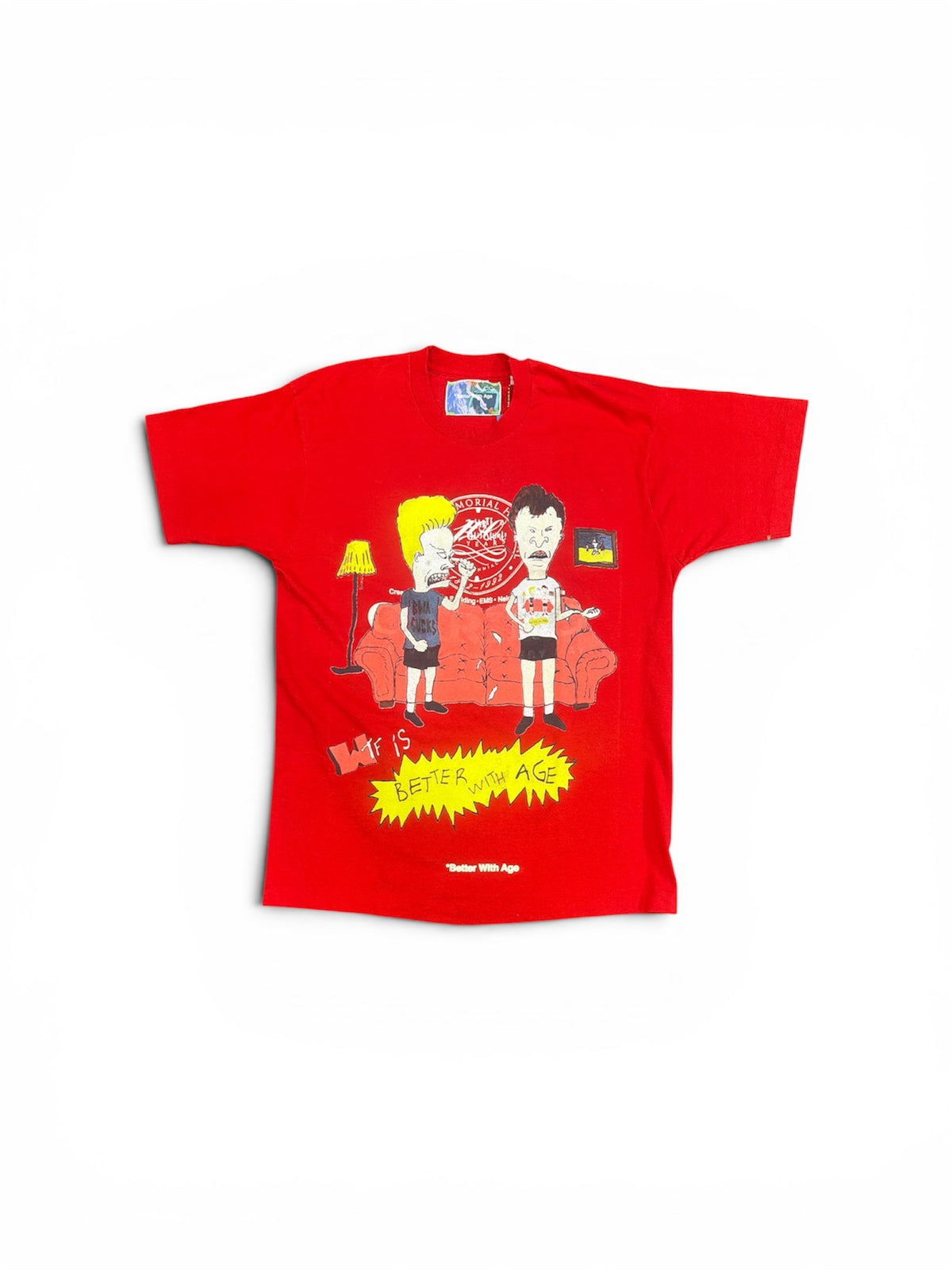 Better With Age Dumb Tee Red