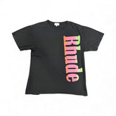 Rhude Neon Side Logo Tee Pink/Green