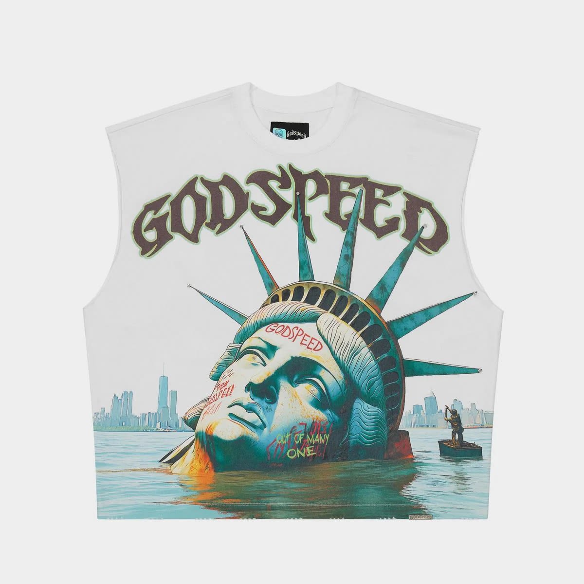 GODSPEED Sunken Liberty VVS Sleeveless White