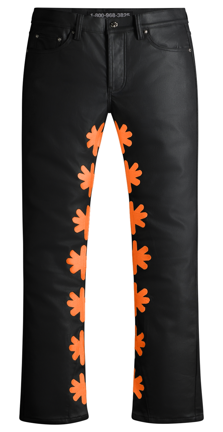 LOSTSHDWS WAX PANT (ORANGE)