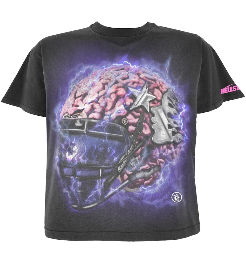 Hellstar Brain Helmet Black Tee