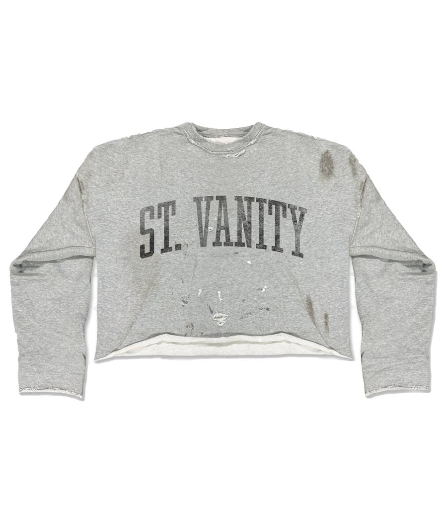 Saint Vanity Black Bager Crewneck