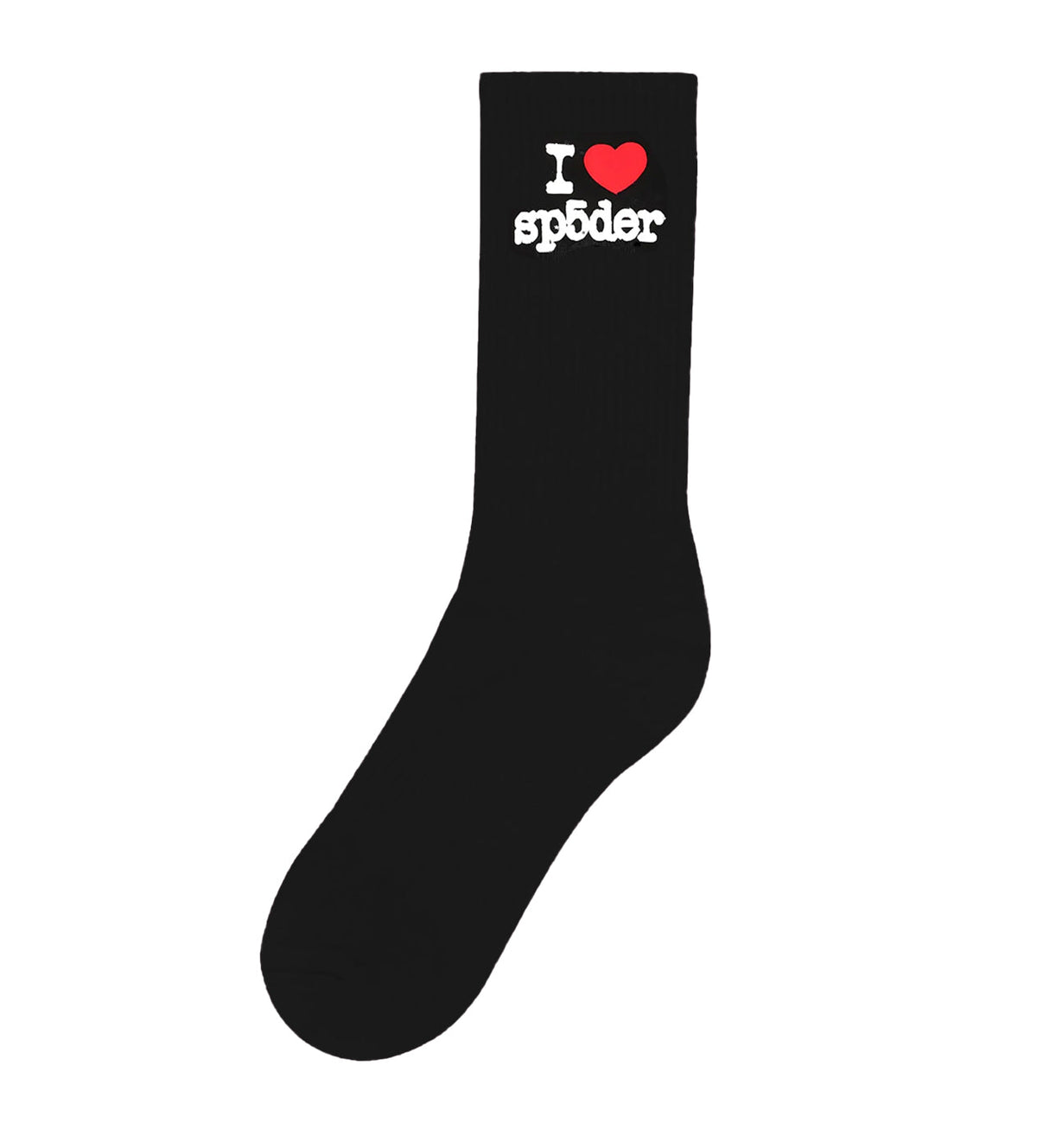 Sp5der I love SP5 Socks Black