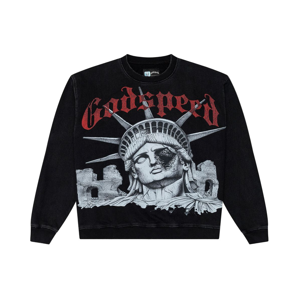 Godspeed R.O.M.E Crewneck Tee Black Wash