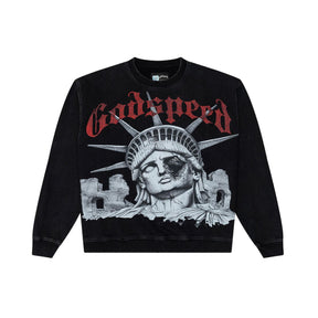 Godspeed R.O.M.E Crewneck Tee Black Wash