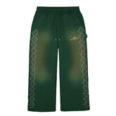 Happy Memories Don't Die Crystal Green Bean Sweatpants