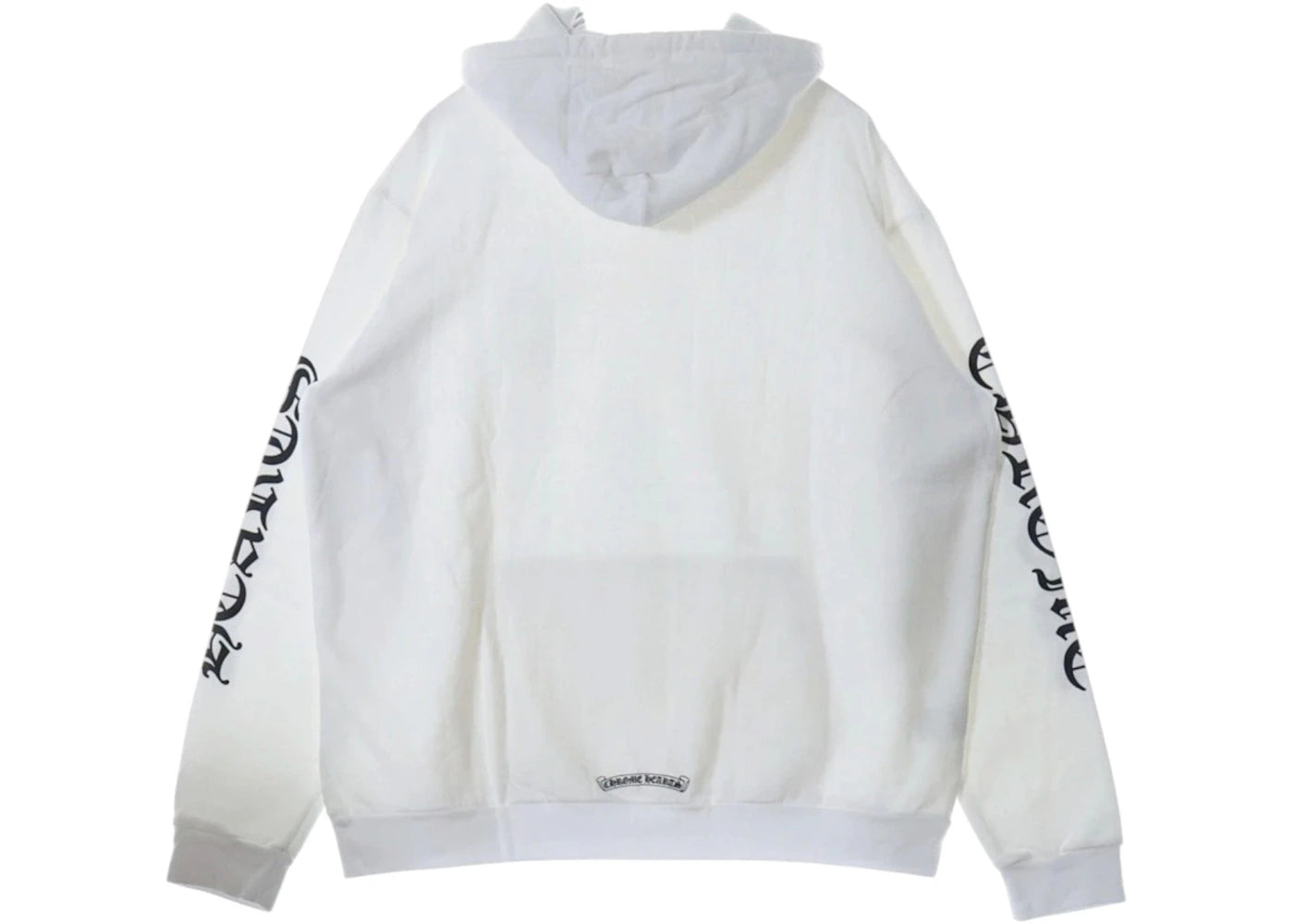 Chrome Hearts Vertical Logo Hoodie White
