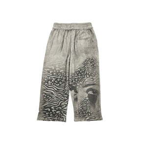 Mixed Emotions Grey Striped Sweatpants