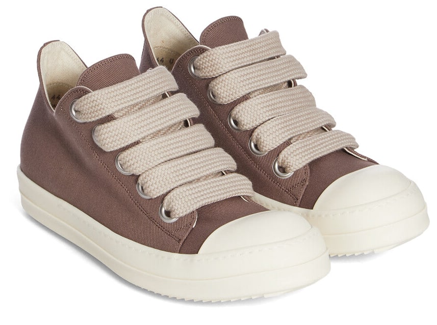 Rick Owens DRKSHDW Jumbolace Low Sneaks Grape Milk
