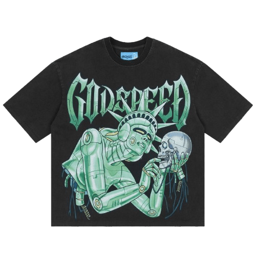 Godspeed Freedoms Protocol Tee Black