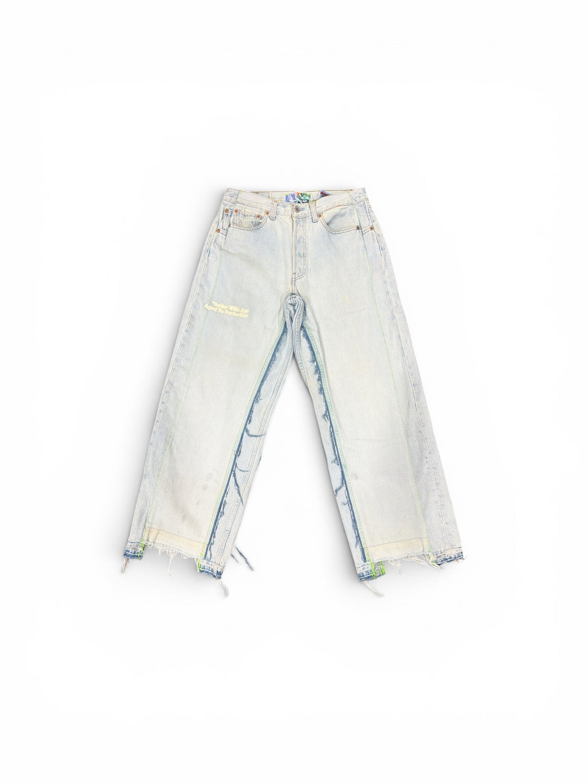 Better With Age Triple Wide Denim Trouser Light Indigo