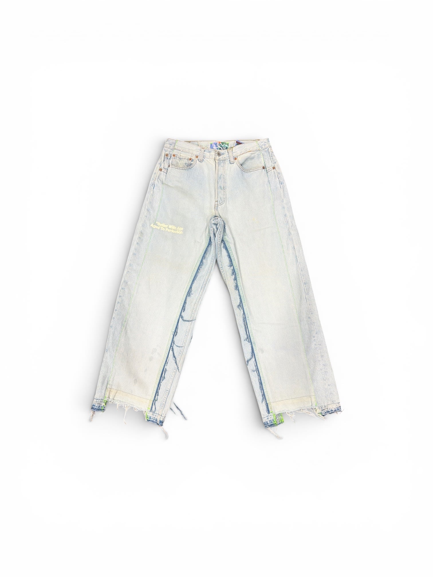 Better With Age Triple Wide Denim Trouser Light Indigo