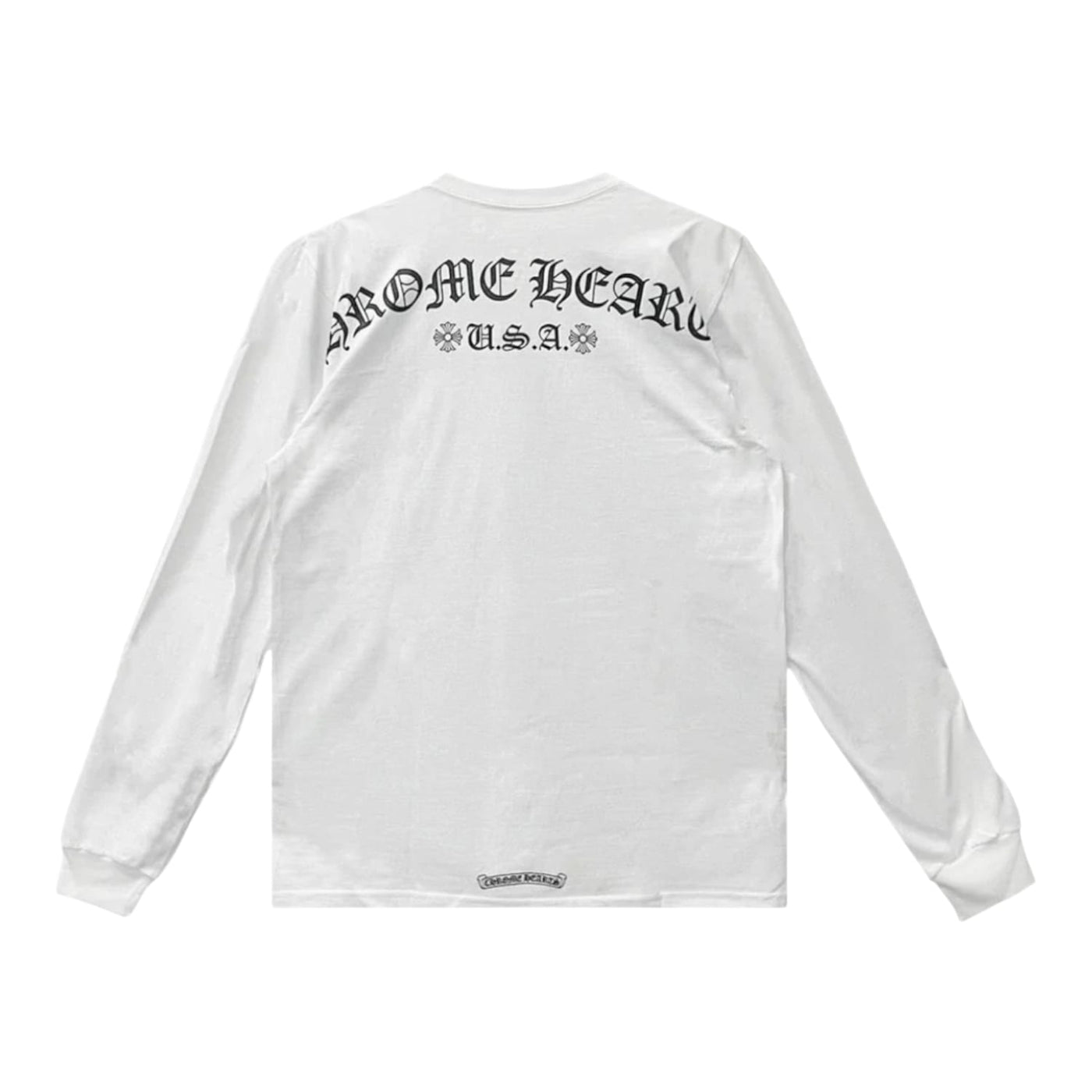 Chrome Hearts U.S.A. Pocket T-Shirt White L/S