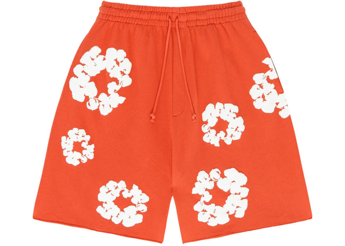 Denim Tears The Cotton Wreath Sweatshorts Orange