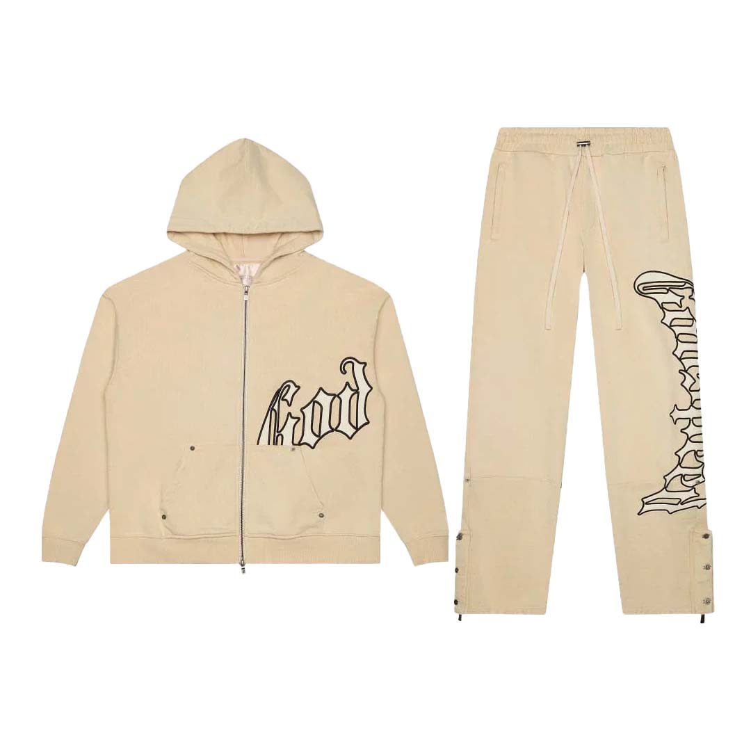 GODSPEED OG Logo V2 Sweatsuit Cream/Bone