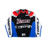 Triple Sevens x Sniper Gang 1800 Racing Jersey Blue Red