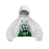 Bravest Studios Mary Zip Up Hoodie Grey