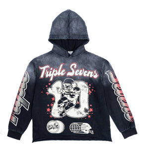 Triple Sevens All Star Football Hoodie Black