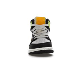 Jordan 1 Retro High White Black Volt University Gold (GS)