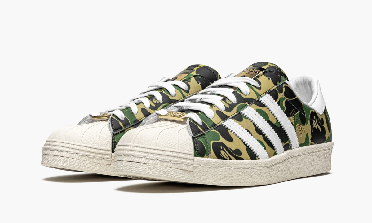 Adidas Superstar 80s "Bape ABC Camo Green"