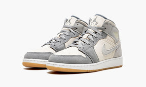 Air Jordan 1 Mid SE Coconut Milk Particle Grey (GS)