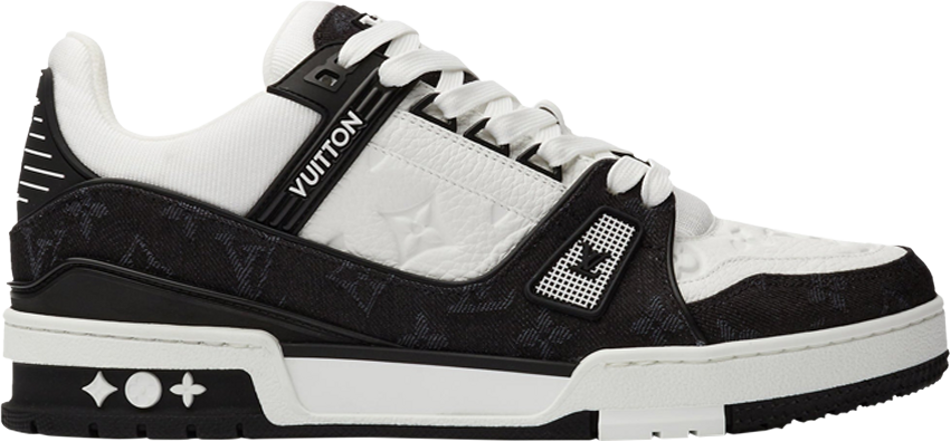 Louis Vuitton LV Trainer White Black White