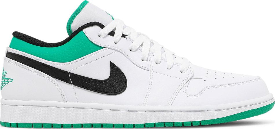 Air Jordan 1 Low White Lucky Green Black