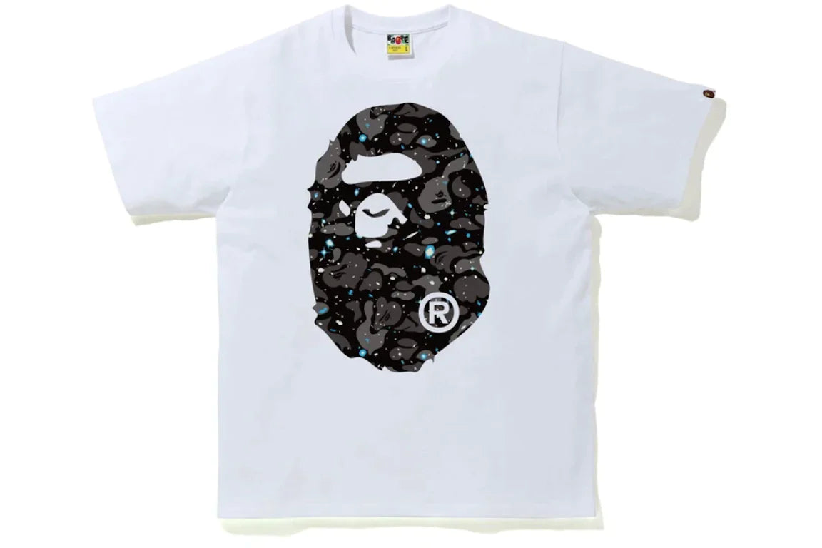 Bape Space Camo Big Ape Tee White